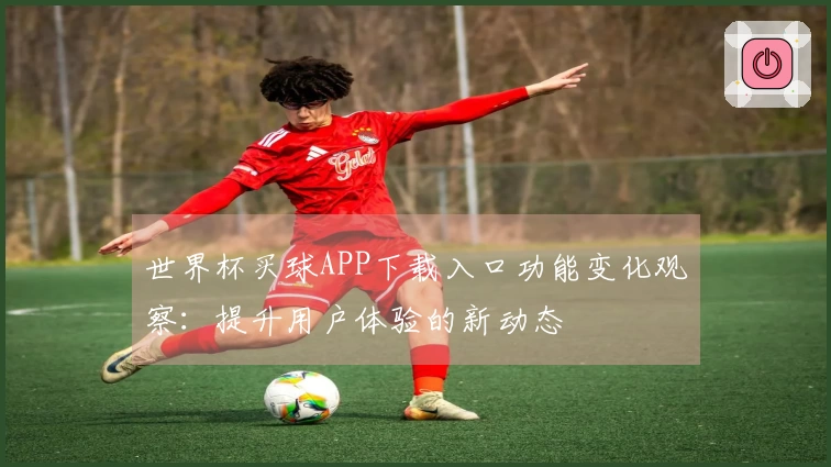 世界杯买球APP下载入口功能变化观察：提升用户体验的新动态